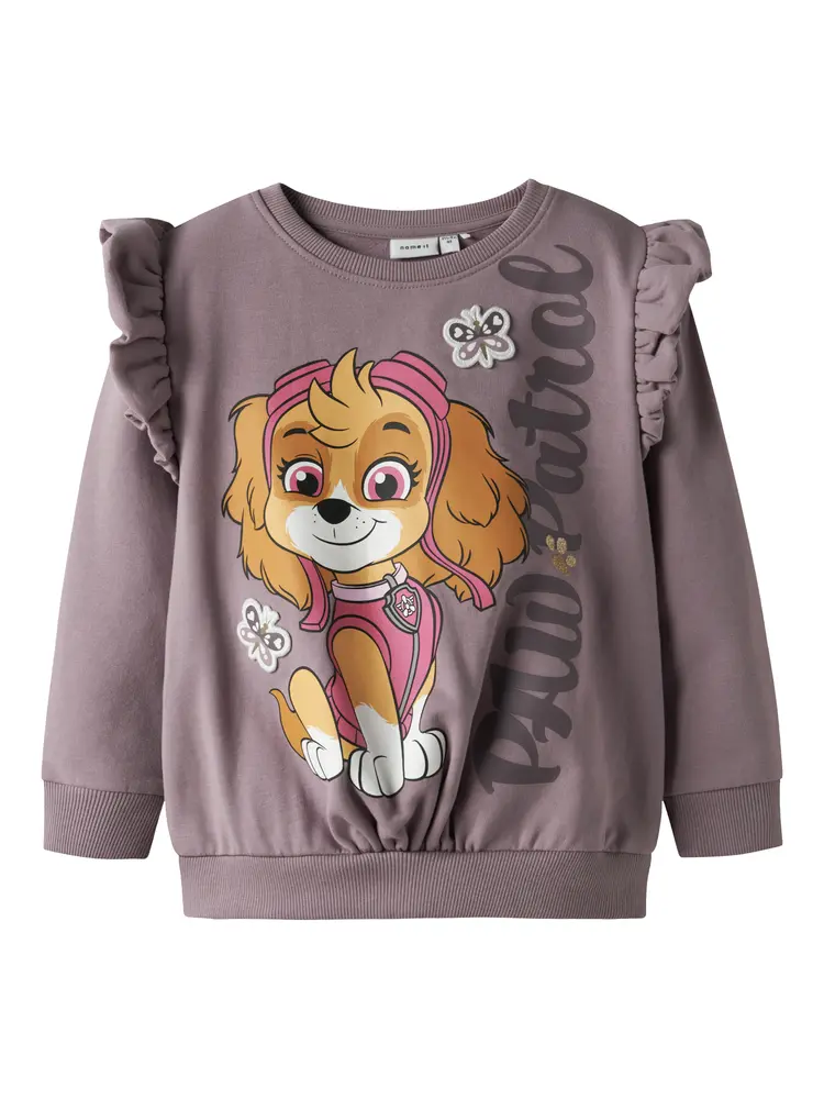 Sanna Paw Sweatshirt - Toadstool - 116
